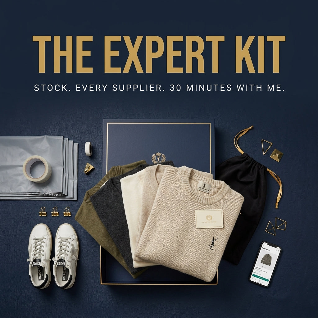 Expert Reselling Kit: Stock, Every Supplier + 1:1 Call With Me