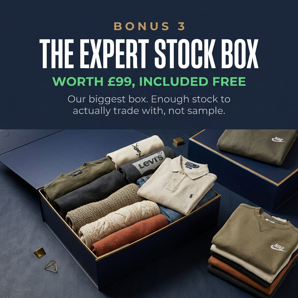 Expert Reselling Kit: Stock, Every Supplier + 1:1 Call With Me