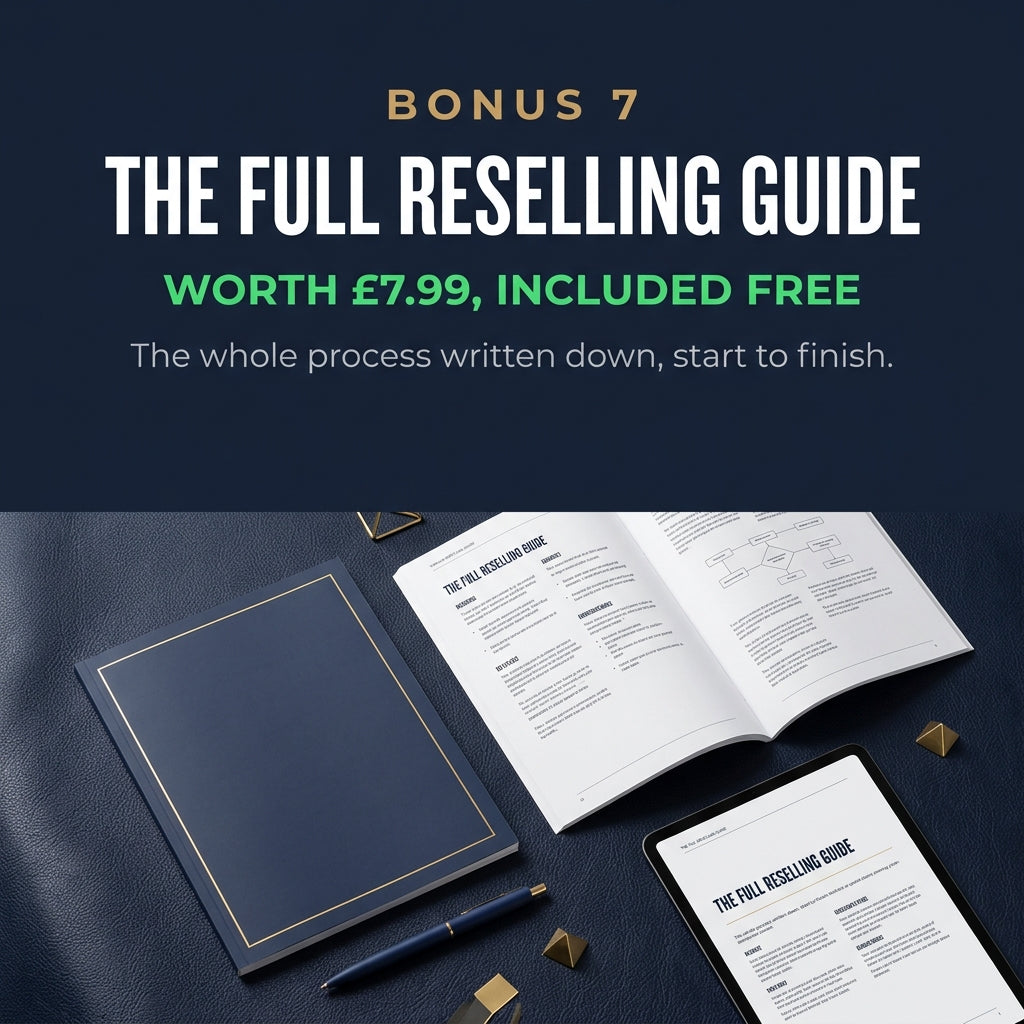 Expert Reselling Kit: Stock, Every Supplier + 1:1 Call With Me
