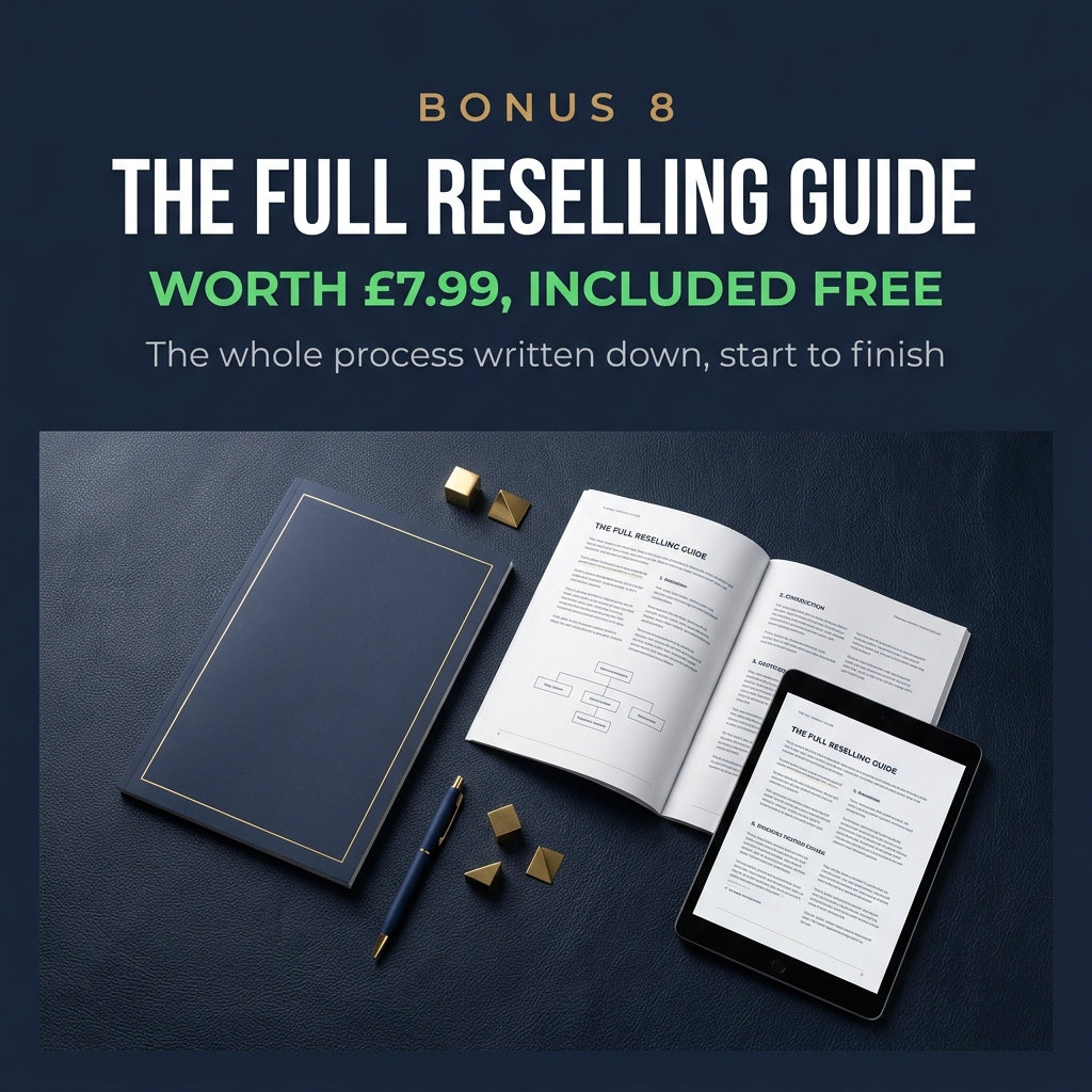 Expert Reselling Kit: Stock, Every Supplier + 1:1 Call With Me